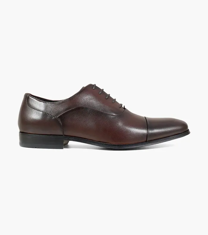 Jetson Cap Toe Oxford Brown Men Florsheim Dress Shoes
