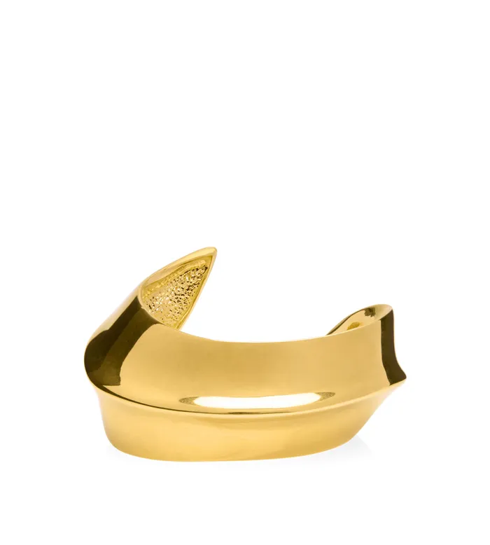 Jewelry Women TOM FORD BRASS FRANCA CUFF Vintage Gold