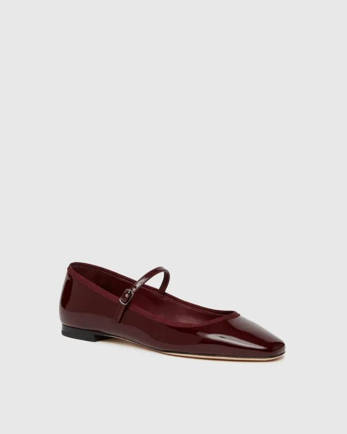 Jolie Flat 8211 Oxblood Patent Leather Women PAIGE Flats Jolie Flat 8211 Oxblood Patent Leather Women PAIGE Flats