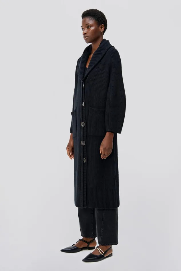 Jonathan Simkhai Adoria Robe Black Women Knitwear