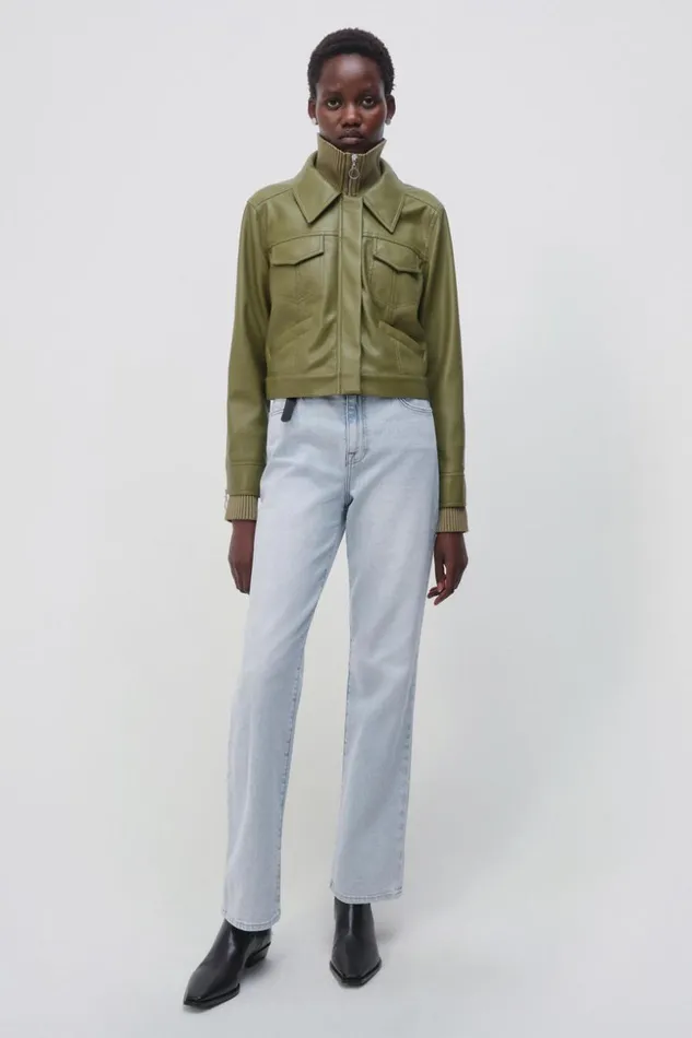 Jonathan Simkhai Becka Jacket Nori Women Jackets and Coats