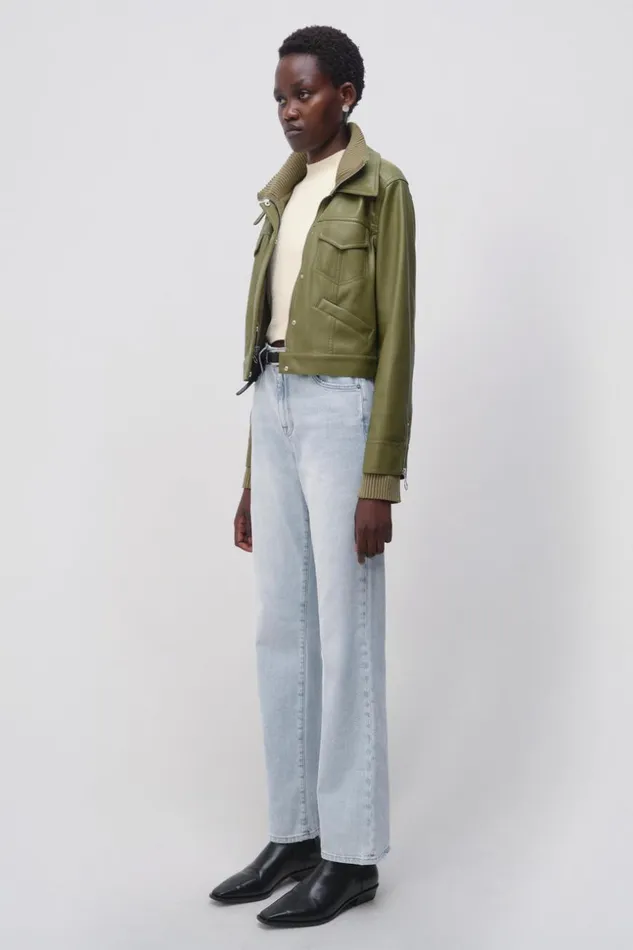 Jonathan Simkhai Becka Jacket Nori Women Jackets and Coats