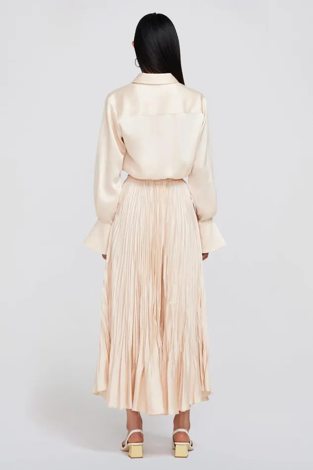 Jonathan Simkhai Blythe Top Blush Women Tops and Bodysuits