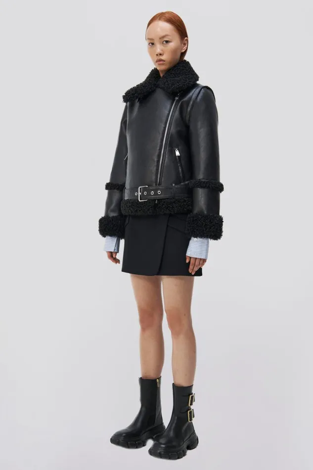 Jonathan Simkhai Charleston Jacket Black Women Jackets and Coats