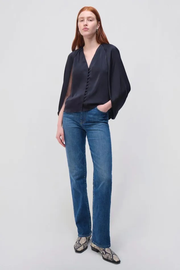 Jonathan Simkhai Dawn Top Black Women Tops and Bodysuits