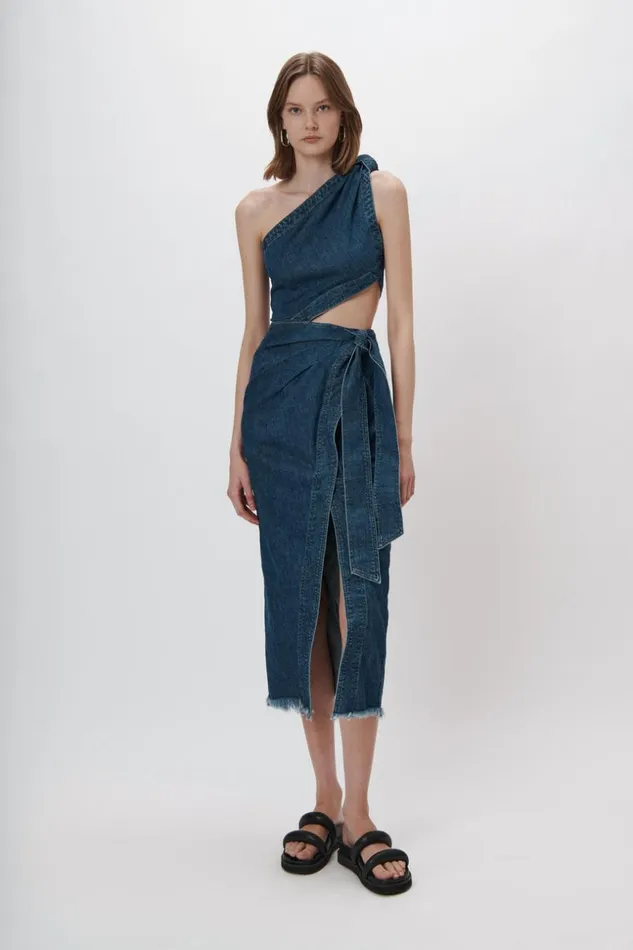 Jonathan Simkhai Doran Dress Covina Women Dresses and Jumpsuits