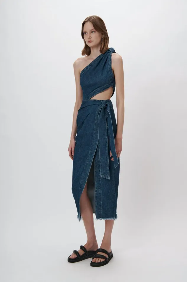 Jonathan Simkhai Doran Dress Covina Women Dresses and Jumpsuits