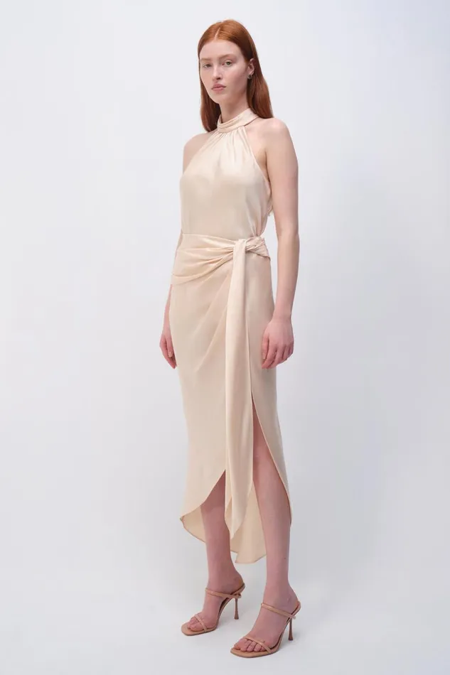 Jonathan Simkhai Elisabetta Skirt Blush Women Pants and Bottoms
