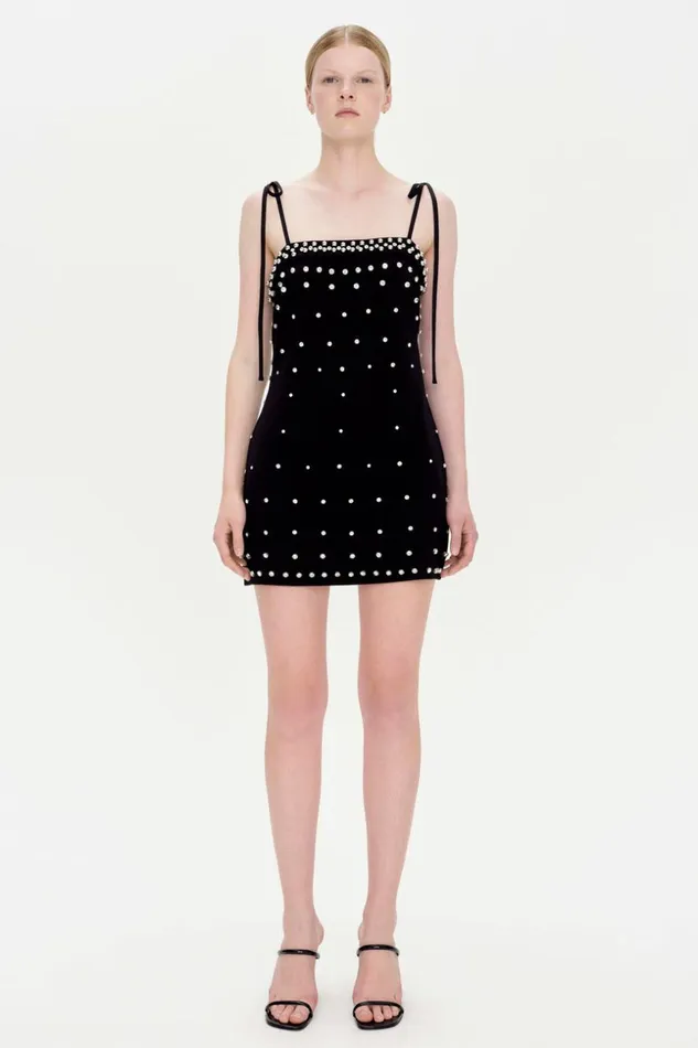 Jonathan Simkhai Fayette Dress Black Women Dresses and Jumpsuits