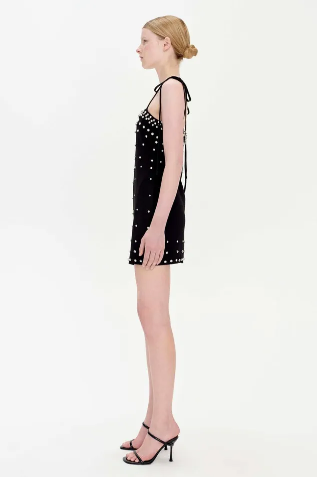Jonathan Simkhai Fayette Dress Black Women Dresses and Jumpsuits