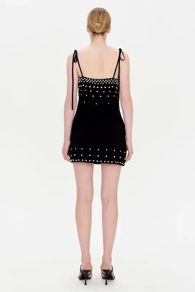 Jonathan Simkhai Fayette Dress Black Women Dresses and Jumpsuits