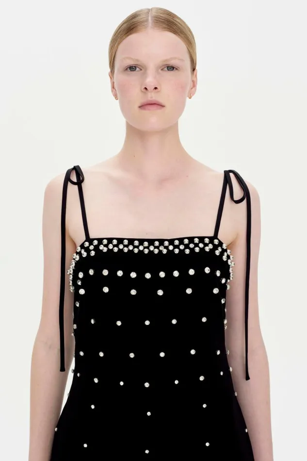 Jonathan Simkhai Fayette Dress Black Women Dresses and Jumpsuits