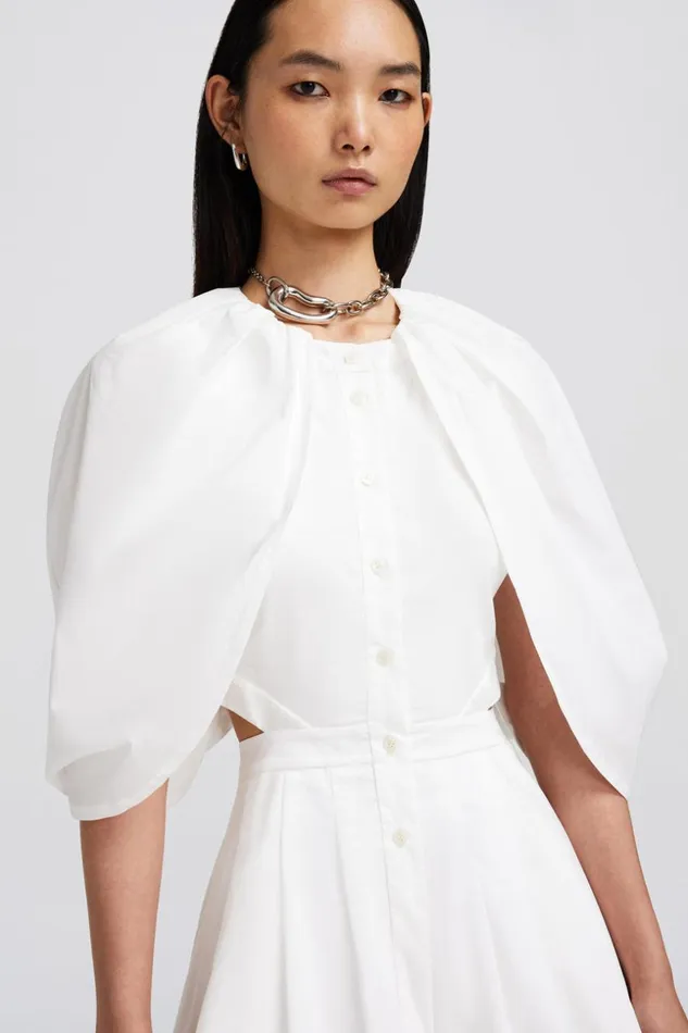 Jonathan Simkhai Florentina Dress White Women Dresses and Jumpsuits