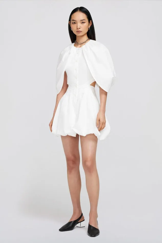 Jonathan Simkhai Florentina Dress White Women Dresses and Jumpsuits