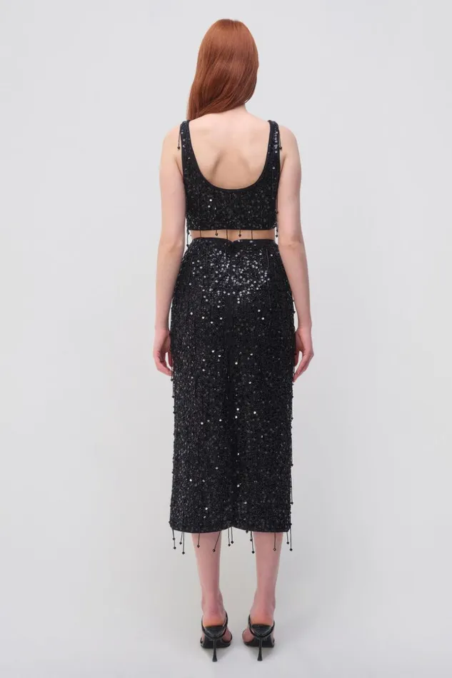 Jonathan Simkhai Gisele Skirt Black Women Pants and Bottoms