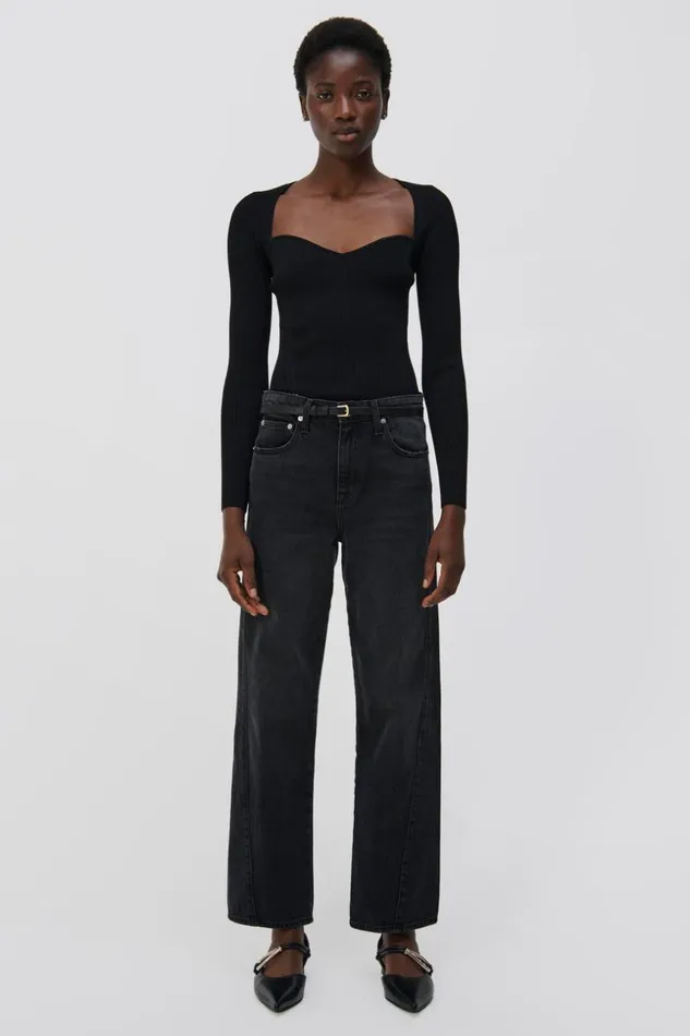 Jonathan Simkhai Giuliana Top Black Women Knitwear