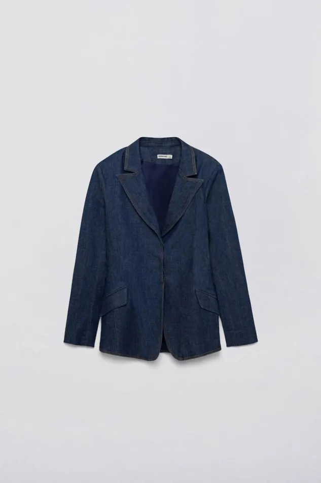 Jonathan Simkhai Jasper Blazer Imperial Women Denim