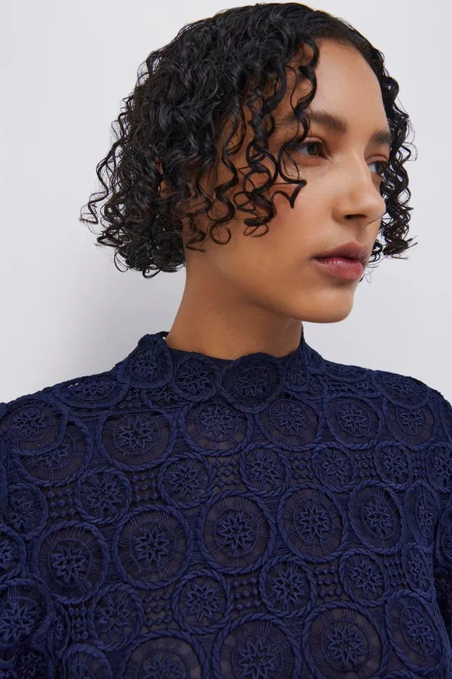 Jonathan Simkhai Leigh Mini Dress EXCLUSIVE Midnight Women Dresses and Jumpsuits