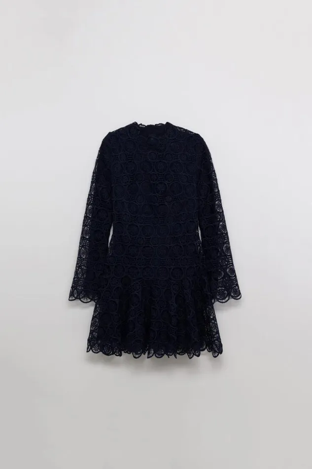 Jonathan Simkhai Leigh Mini Dress EXCLUSIVE Midnight Women Dresses and Jumpsuits