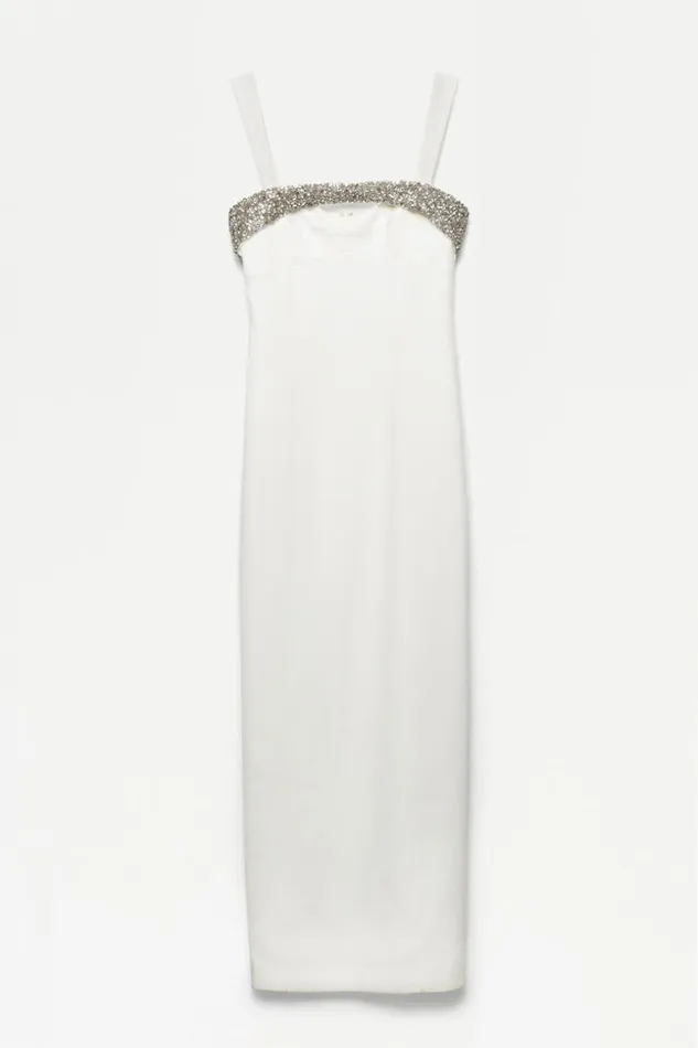Jonathan Simkhai Lennox Gown EXCLUSIVE White Women Dresses and Jumpsuits
