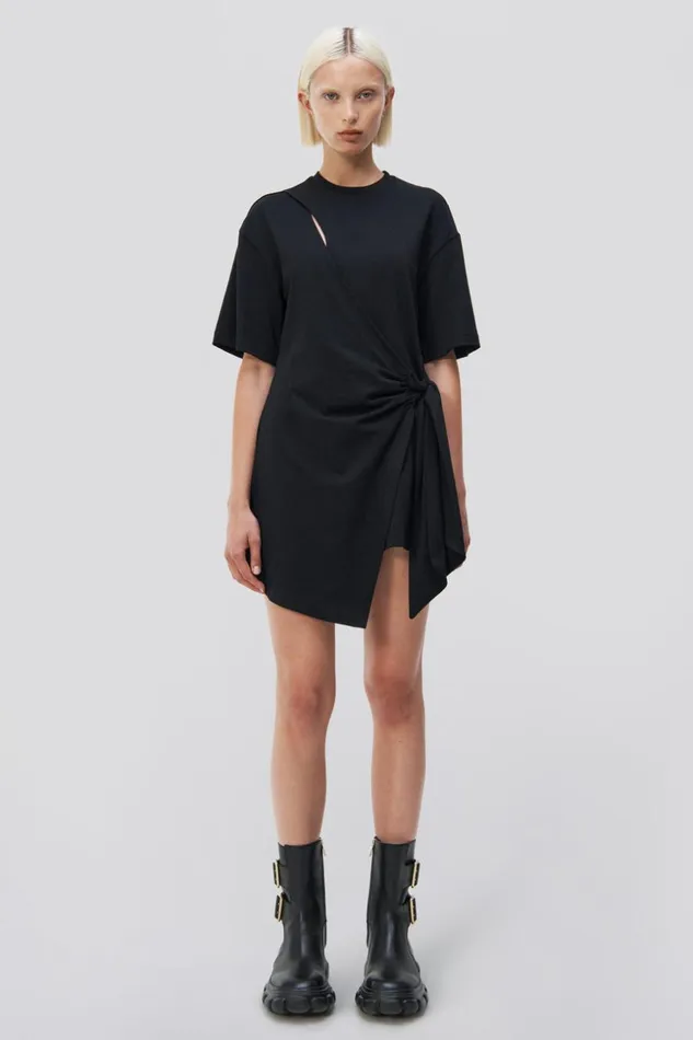 Jonathan Simkhai Livia Dress Black Women Dresses and Jumpsuits