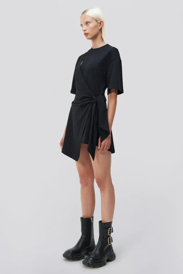 Jonathan Simkhai Livia Dress Black Women Dresses and Jumpsuits
