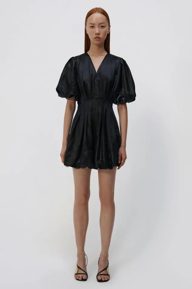 Jonathan Simkhai Luisa Dress Black Women Dresses and Jumpsuits