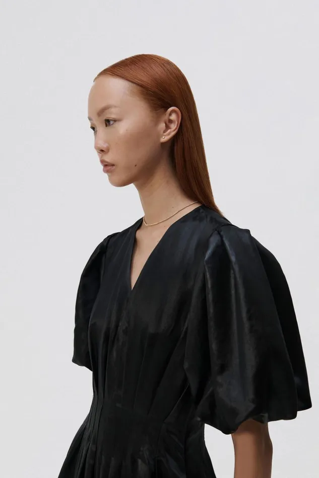 Jonathan Simkhai Luisa Dress Black Women Dresses and Jumpsuits