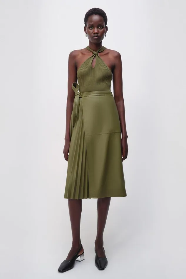 Jonathan Simkhai Mar Skirt Nori Women Pants and Bottoms