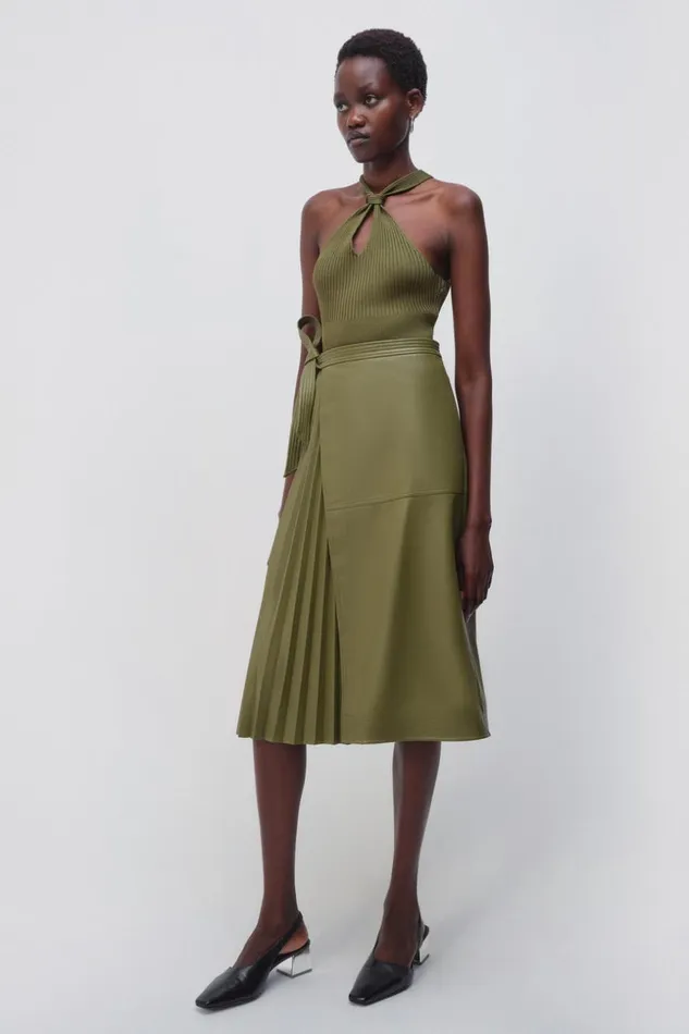 Jonathan Simkhai Mar Skirt Nori Women Pants and Bottoms