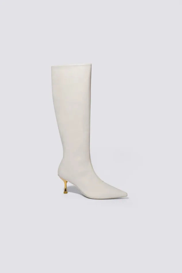 Jonathan Simkhai Sam Boot Ivory Women Footwear