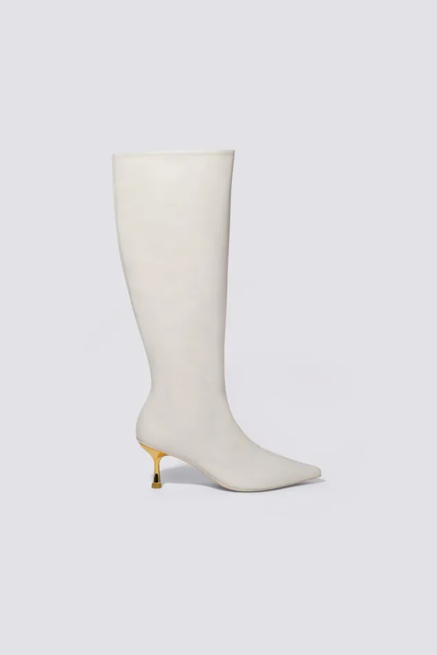 Jonathan Simkhai Sam Boot Ivory Women Footwear