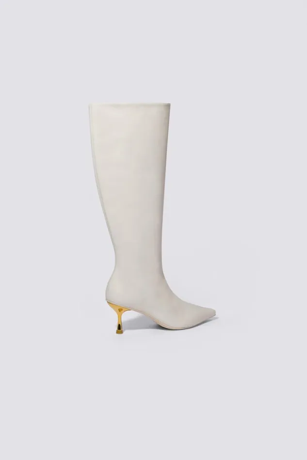 Jonathan Simkhai Sam Boot Ivory Women Footwear