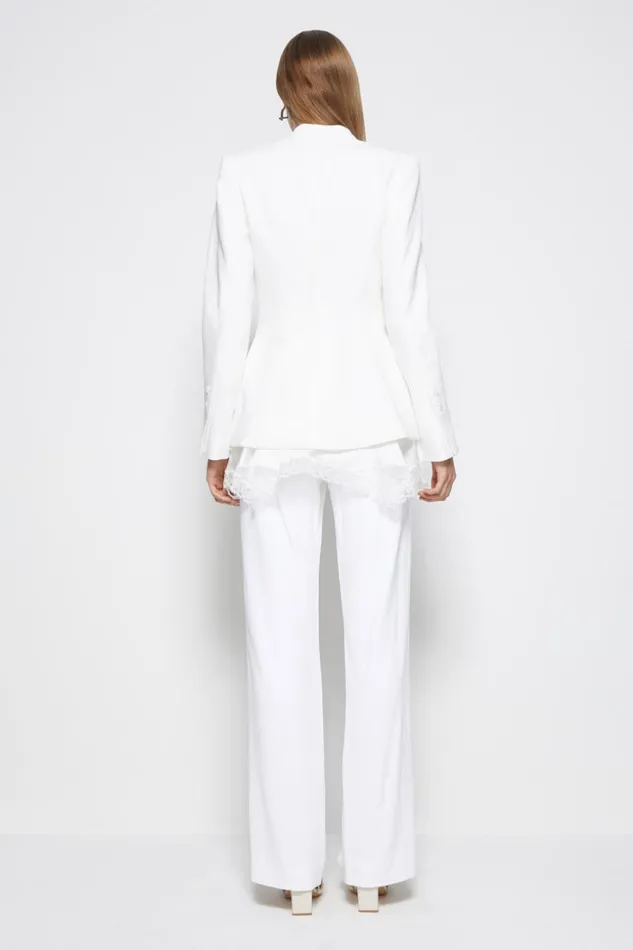 Jonathan Simkhai Signature Basque Jacket White Women Jackets and Coats