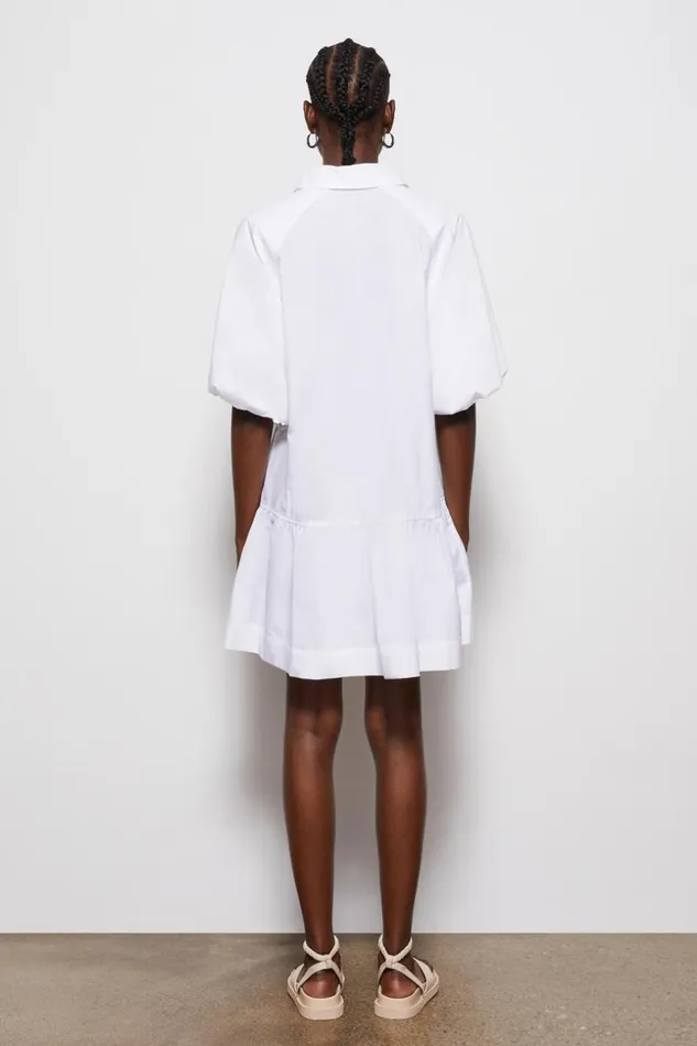 Jonathan Simkhai Signature Crissy Shirt Dress White Women Dresses and Jumpsuits