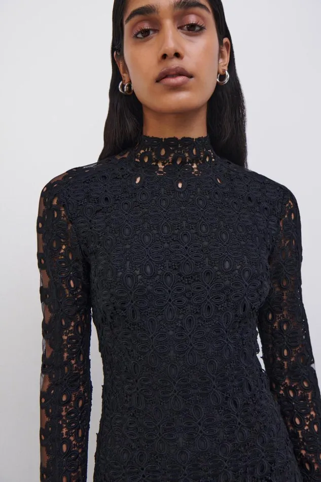 Jonathan Simkhai Signature Joy Dress Black Women Dresses and Jumpsuits