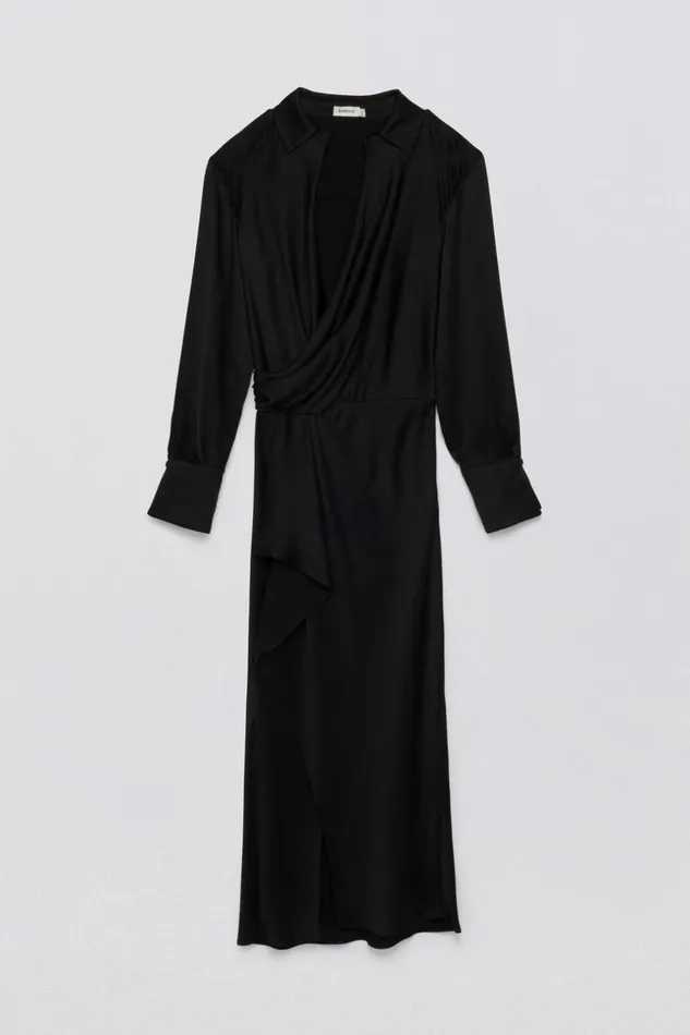 Jonathan Simkhai Signature Talita Dress Black Women Dresses and Jumpsuits