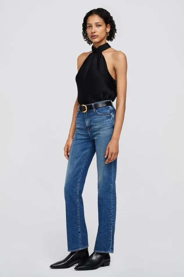 Jonathan Simkhai Thea Top Black Women Tops and Bodysuits