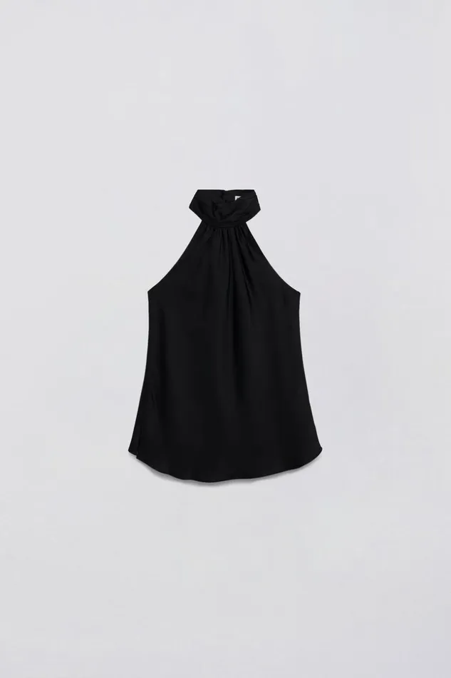 Jonathan Simkhai Thea Top Black Women Tops and Bodysuits