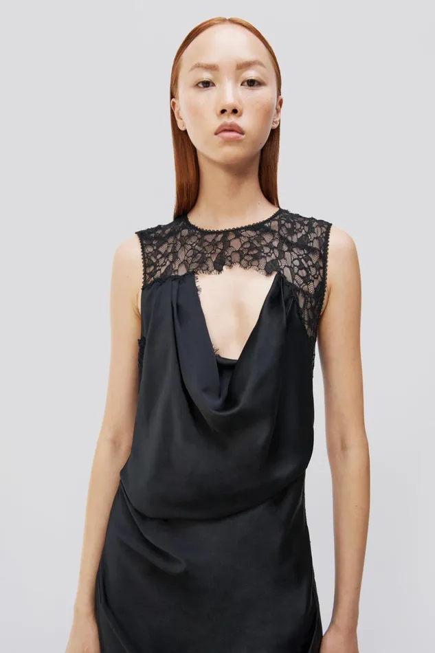 Jonathan Simkhai Vea Gown Black Women Dresses and Jumpsuits