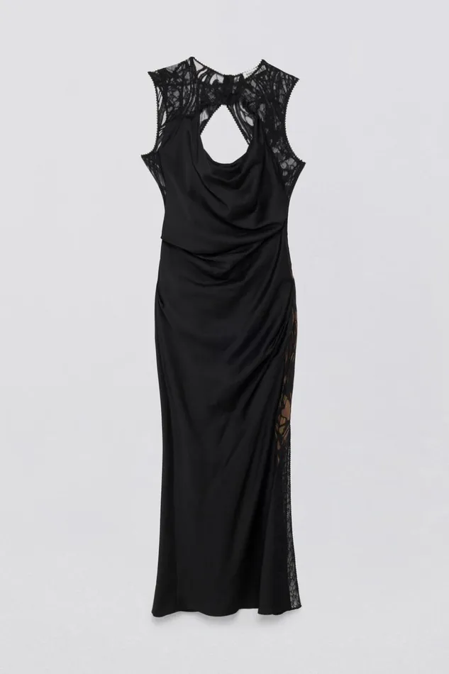 Jonathan Simkhai Vea Gown Black Women Dresses and Jumpsuits