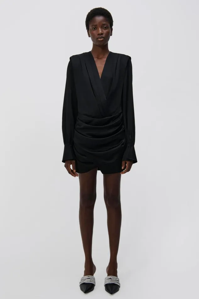 Jonathan Simkhai Zita Dress Black Women Dresses and Jumpsuits