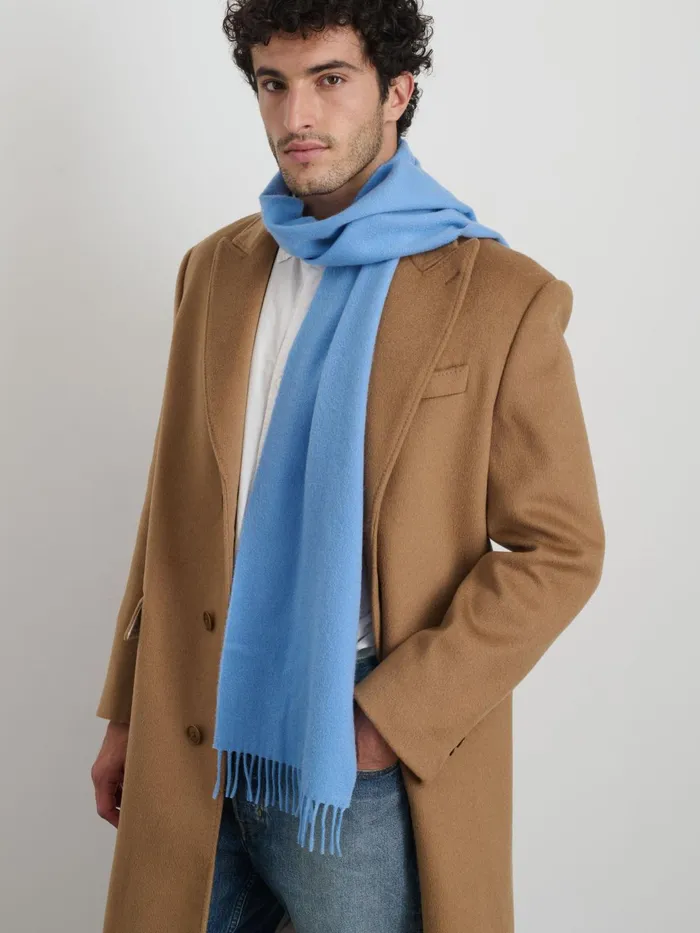 Joshua Ellis Cashmere Scarf Light Blue Women Alex Mill