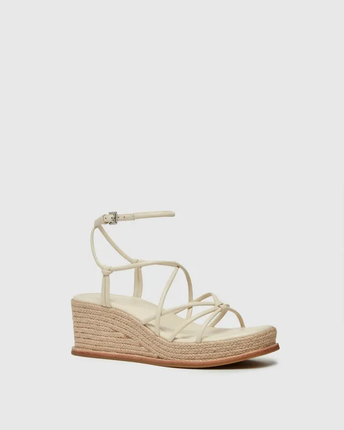 Julia Wedge 8211 Bone Leather Women PAIGE Heels and Wedges Julia Wedge 8211 Bone Leather Women PAIGE Heels and Wedges