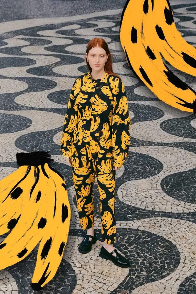 Jumpsuits Women FARM Rio Black Bossa Banana Jumpsuit Jumpsuits Women FARM Rio Black Bossa Banana Jumpsuit