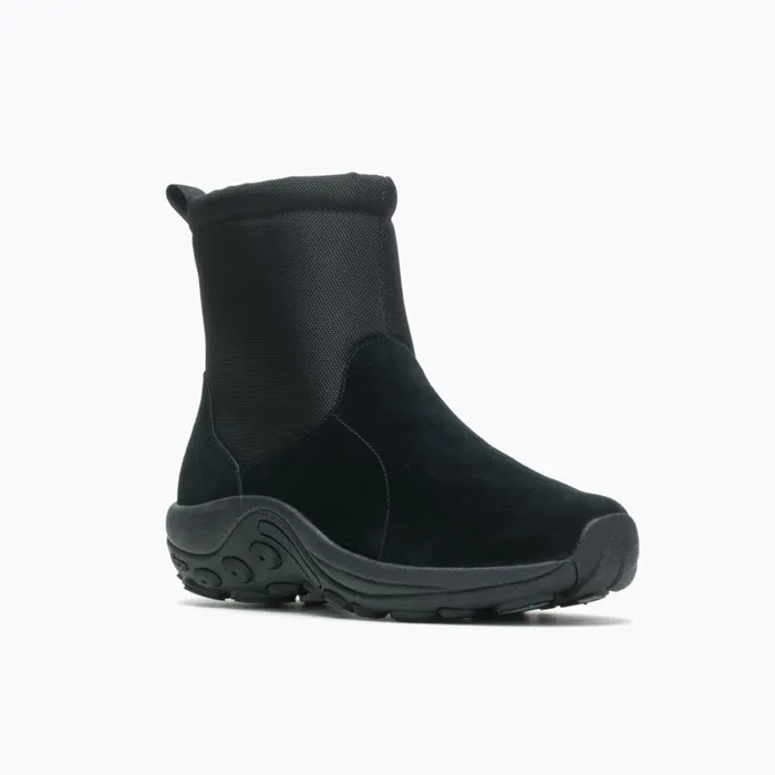 Jungle Mid Zip Polar Waterproof Ice Wide Width Black Men Merrell Winter Boots