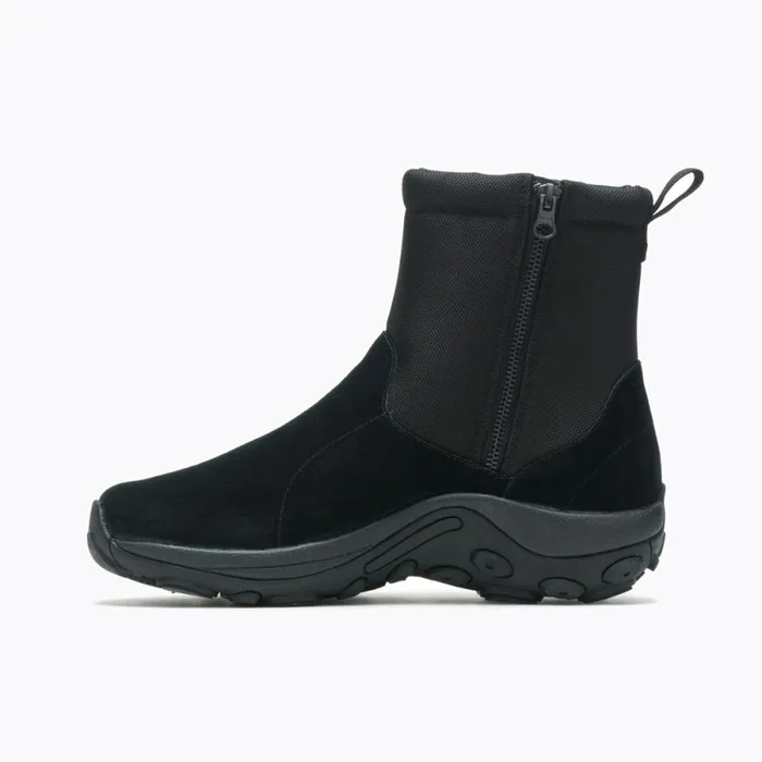 Jungle Mid Zip Polar Waterproof Ice Wide Width Black Men Merrell Winter Boots