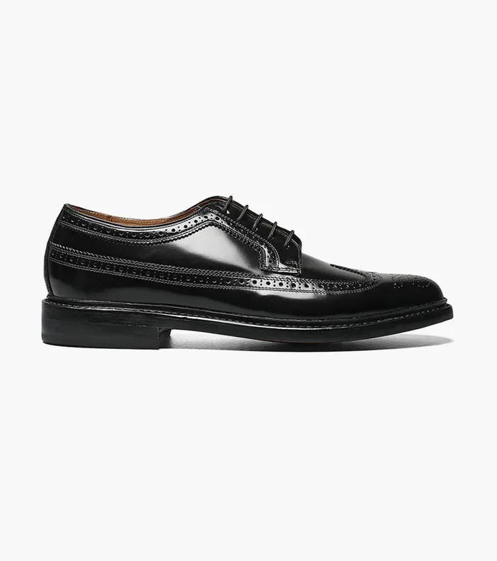 Kenmoor Wingtip Oxford Black Men Florsheim Dress Shoes