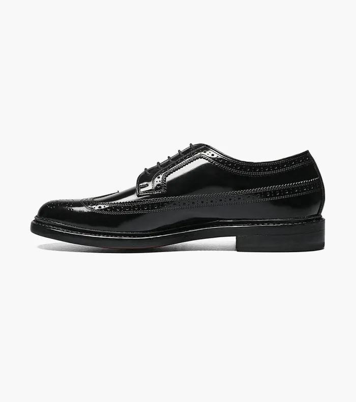 Kenmoor Wingtip Oxford Black Men Florsheim Dress Shoes