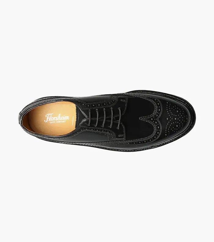Kenmoor Wingtip Oxford Black Men Florsheim Dress Shoes